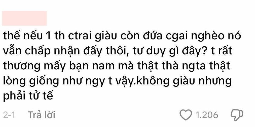 Cô gái đi ô tô, uống Starbucks tuyên bố không yêu người lần đầu hẹn hò ăn xiên bẩn, uống trà đá gây tranh luận - ảnh 2