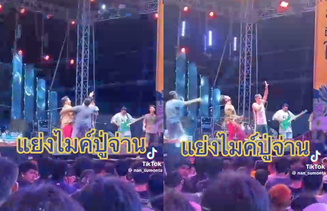 Nam ca sĩ đang hát thì bị khán giả giật micro thông báo có người đuối nước, phản ứng sau đó gây chú ý - ảnh 1
