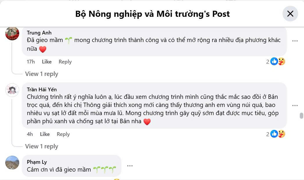 Cộng đồng chung tay phủ xanh 2,75 Hecta rừng chỉ sau 16 giờ phát động chiến dịch 'Vì Một Việt Nam Hạnh Phúc' - ảnh 2