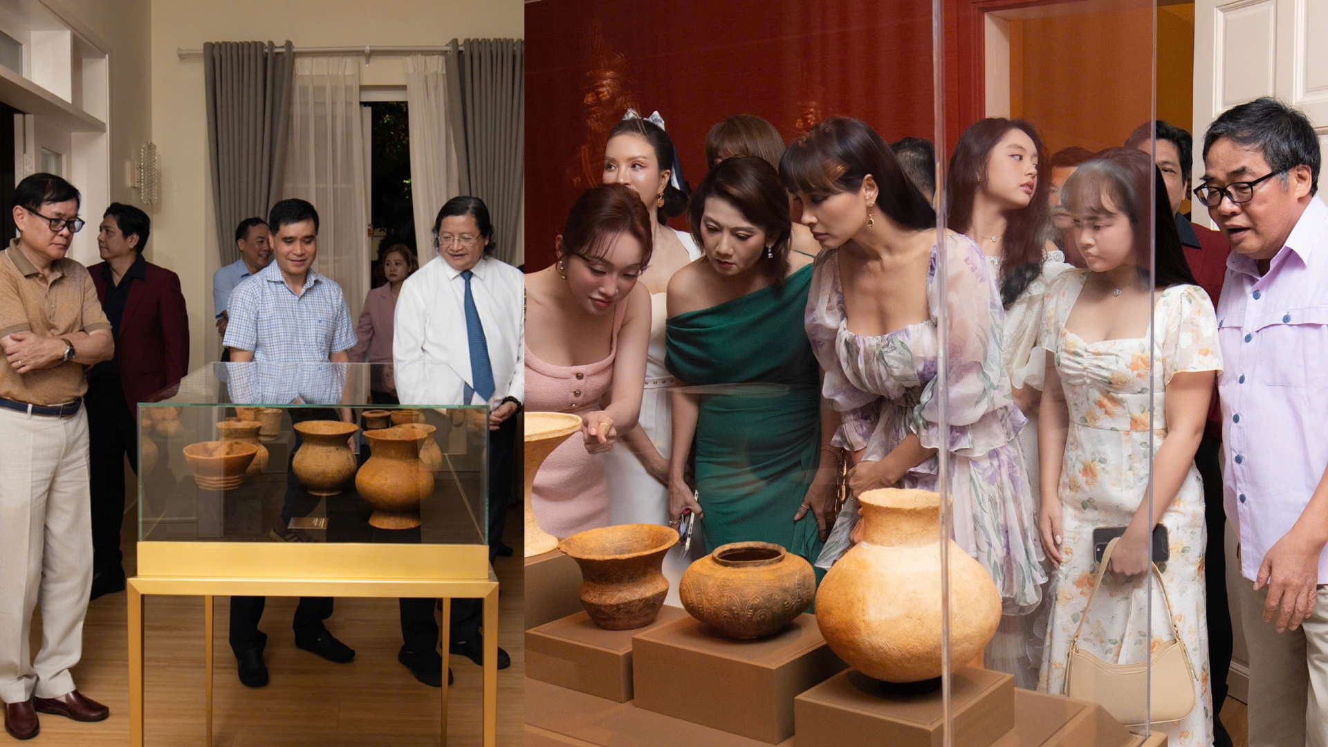 Dàn nghệ sĩ tham quan bảo tàng Gốm thời dựng nước của Chi Bảo - ảnh 3