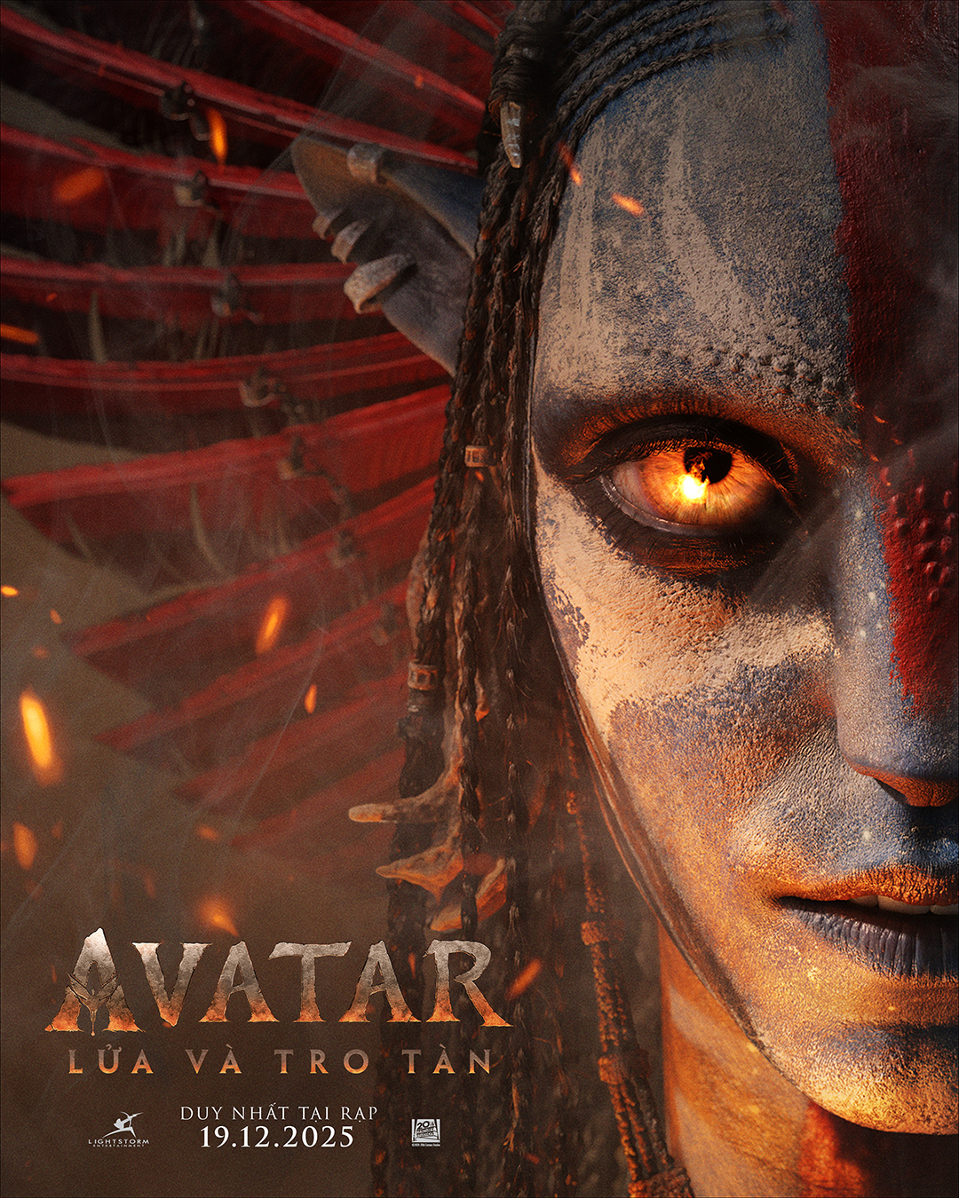 Avatar: Fire and Ash dự dự kiến công chiếu ngày 19.12.2025 tại các rạp trên toàn quốc.
