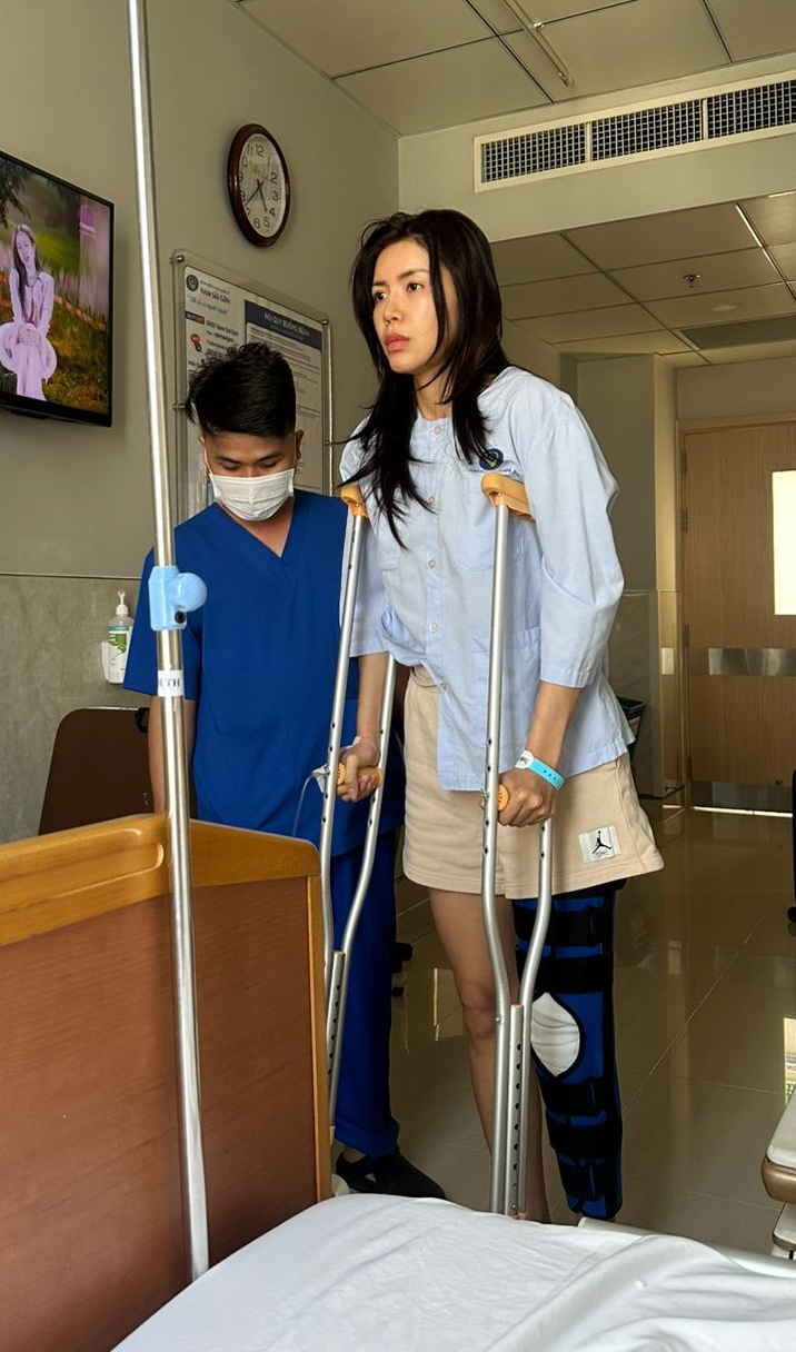Minh Tú bị đứt dây chằng chéo trước, rách sụn chêm và dập xương sau chấn thương tại “Sao Nhập Ngũ” - ảnh 4