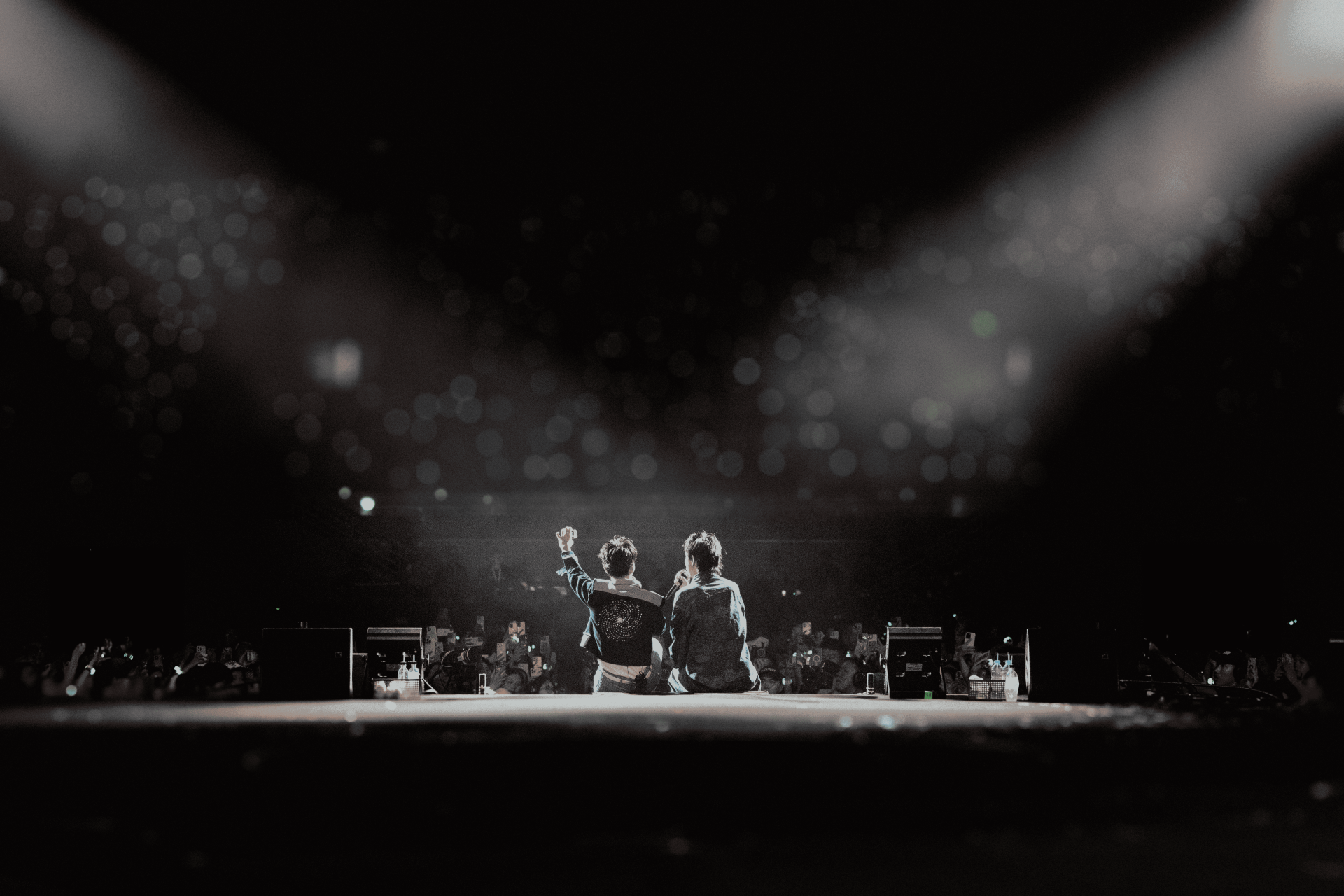 Ca khúc này từng được hai nghệ sĩ thể hiện lần đầu tiên trên sân khấu của concert Xoay tròn tại Hà Nội vào.