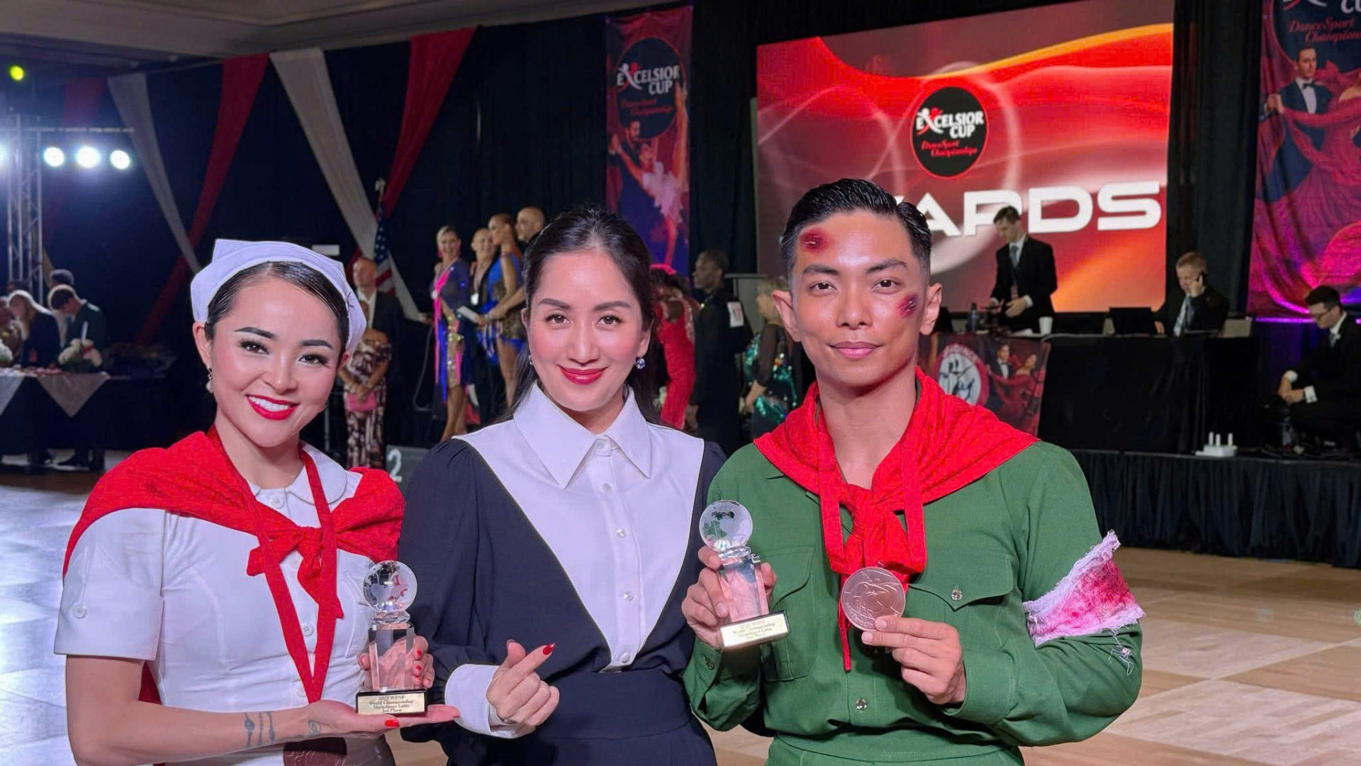 “Nổi da gà” với tiết mục giúp Phan Hiển – Thu Hương giành Huy chương Đồng Thế giới tại Mỹ - ảnh 3