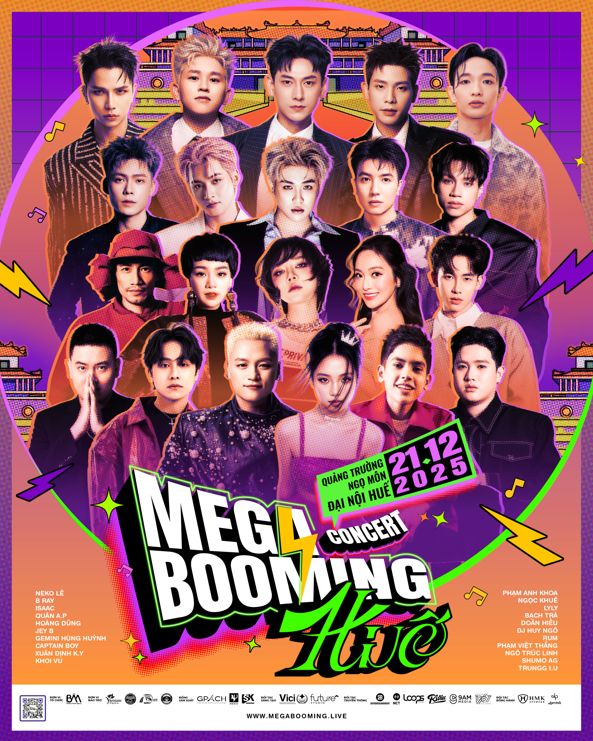 Mega Booming Day 2 tái xuất với dàn lineup 21 nghệ sĩ, khán giả được tặng kèm một phần Bún bò Huế - ảnh 1