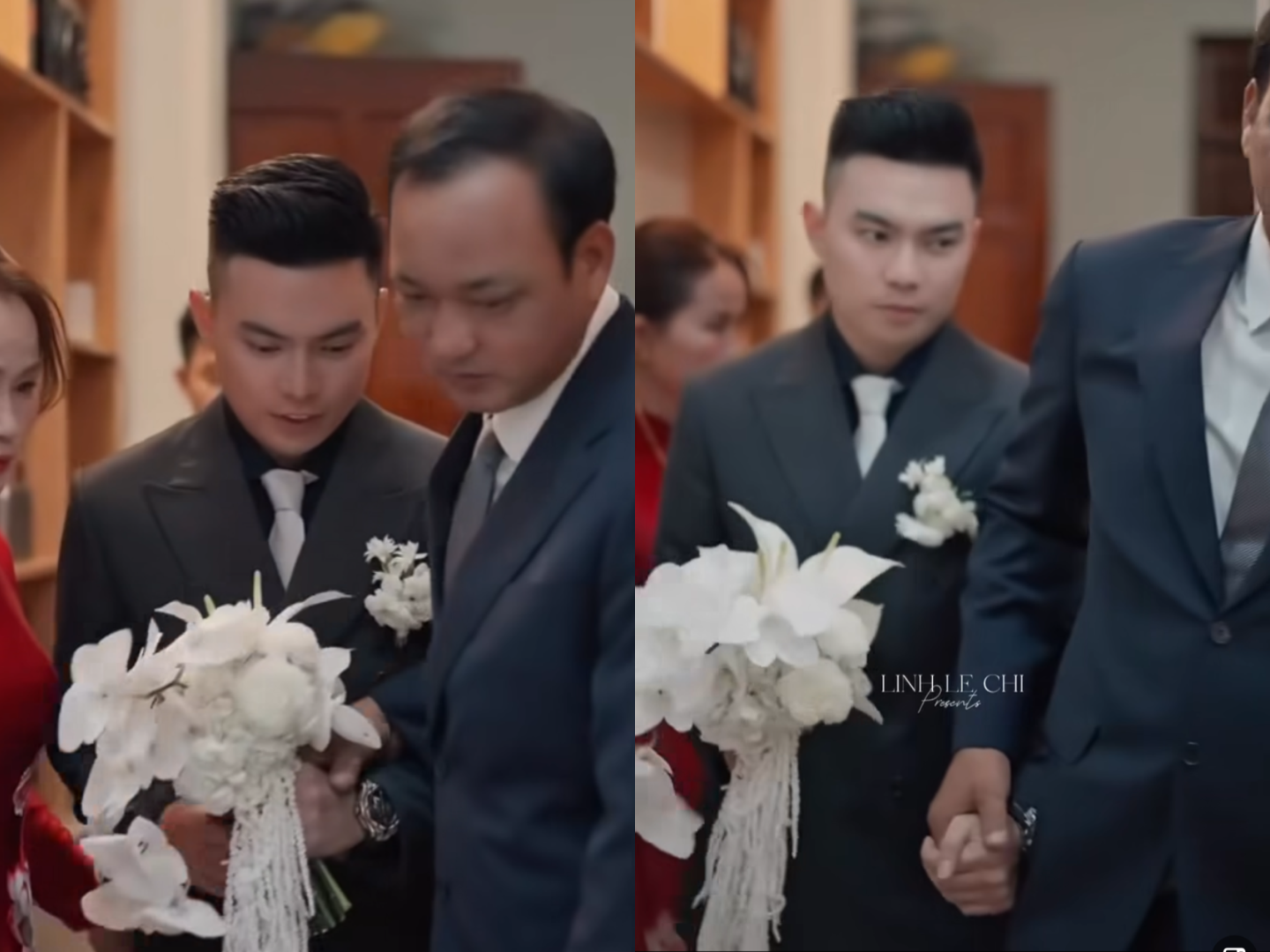 Giây phút xúc động khi bố Hoa hậu Đỗ Thị Hà dắt tay chàng rể “thiếu gia” - ảnh 2