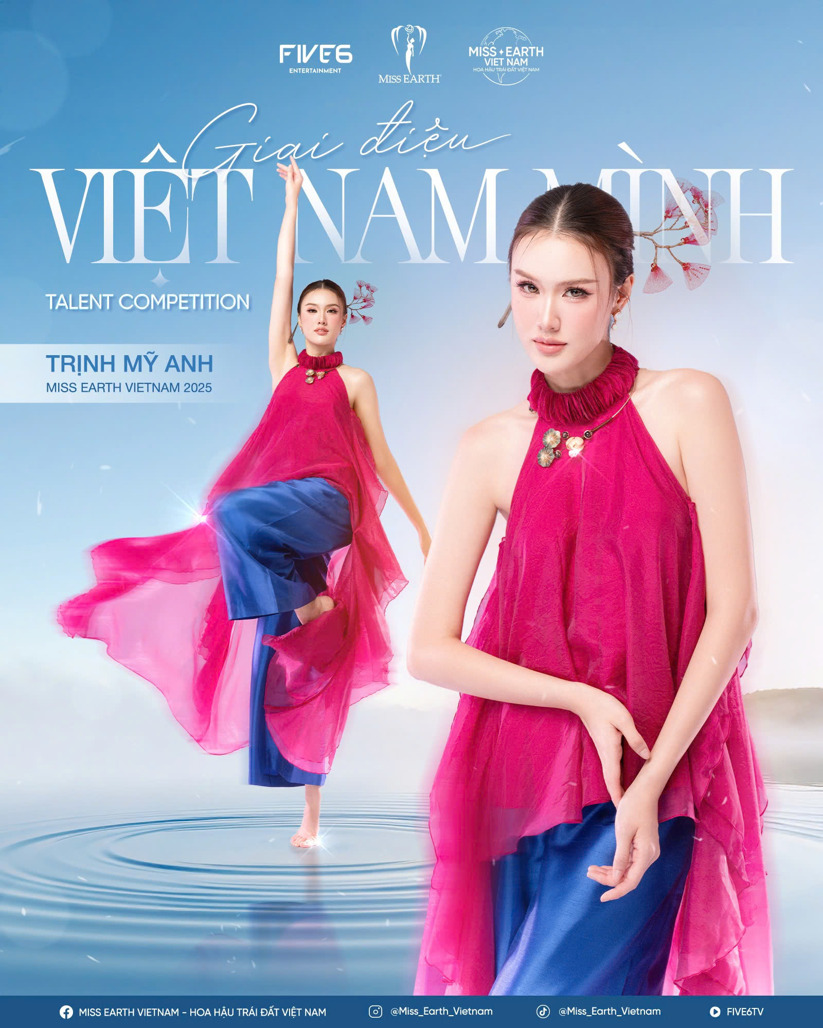 Trịnh Mỹ Anh tỏa sáng với tiết mục 'Giai điệu Việt Nam mình' và giao lưu với các sinh viên tại Miss Earth 2025 - ảnh 1