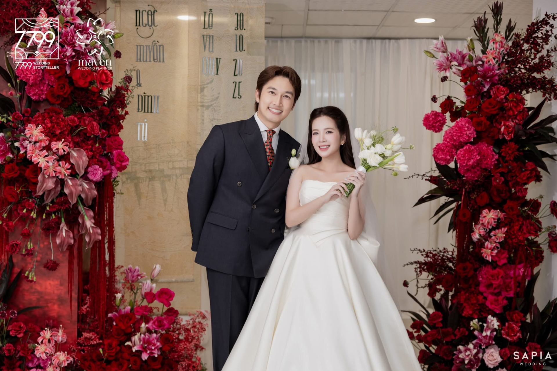 Diễn viên 'giờ vàng VTV' Đình Tú và Ngọc Huyền tổ chức lễ vu quy tại Bắc Ninh - ảnh 3