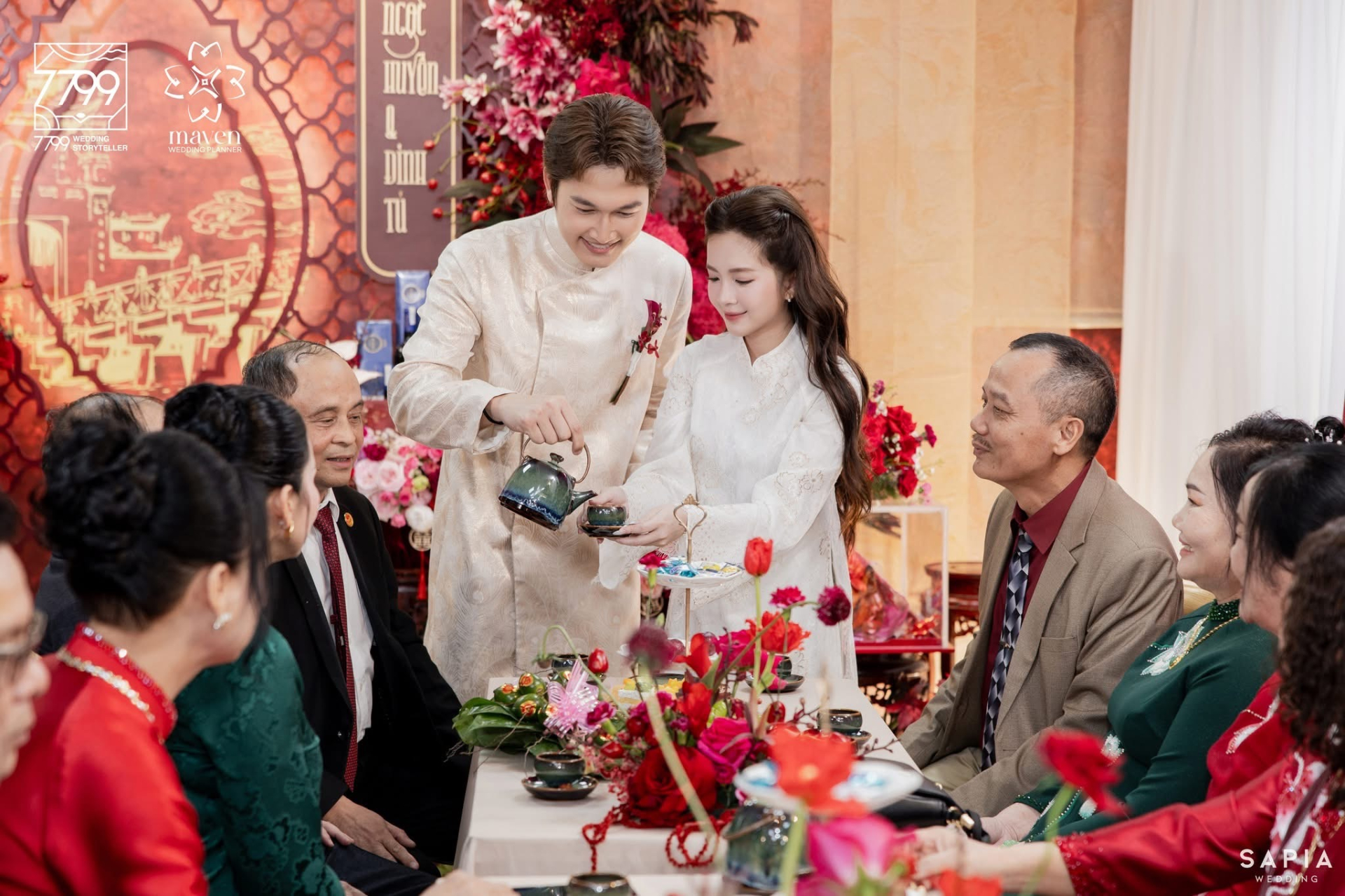 Diễn viên 'giờ vàng VTV' Đình Tú và Ngọc Huyền tổ chức lễ vu quy tại Bắc Ninh - ảnh 1