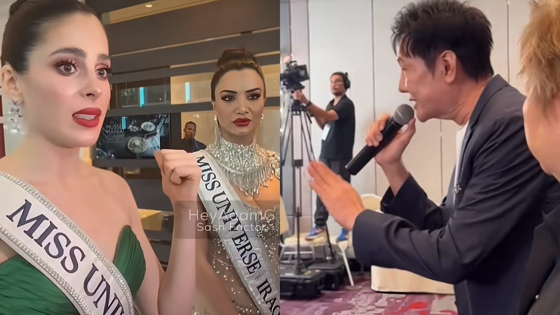 Ông Nawat mắng thẳng thí sinh “Ai ra về thì khỏi thi nữa”, nhiều đại diện tuyên bố rời khỏi cuộc thi - ảnh 1