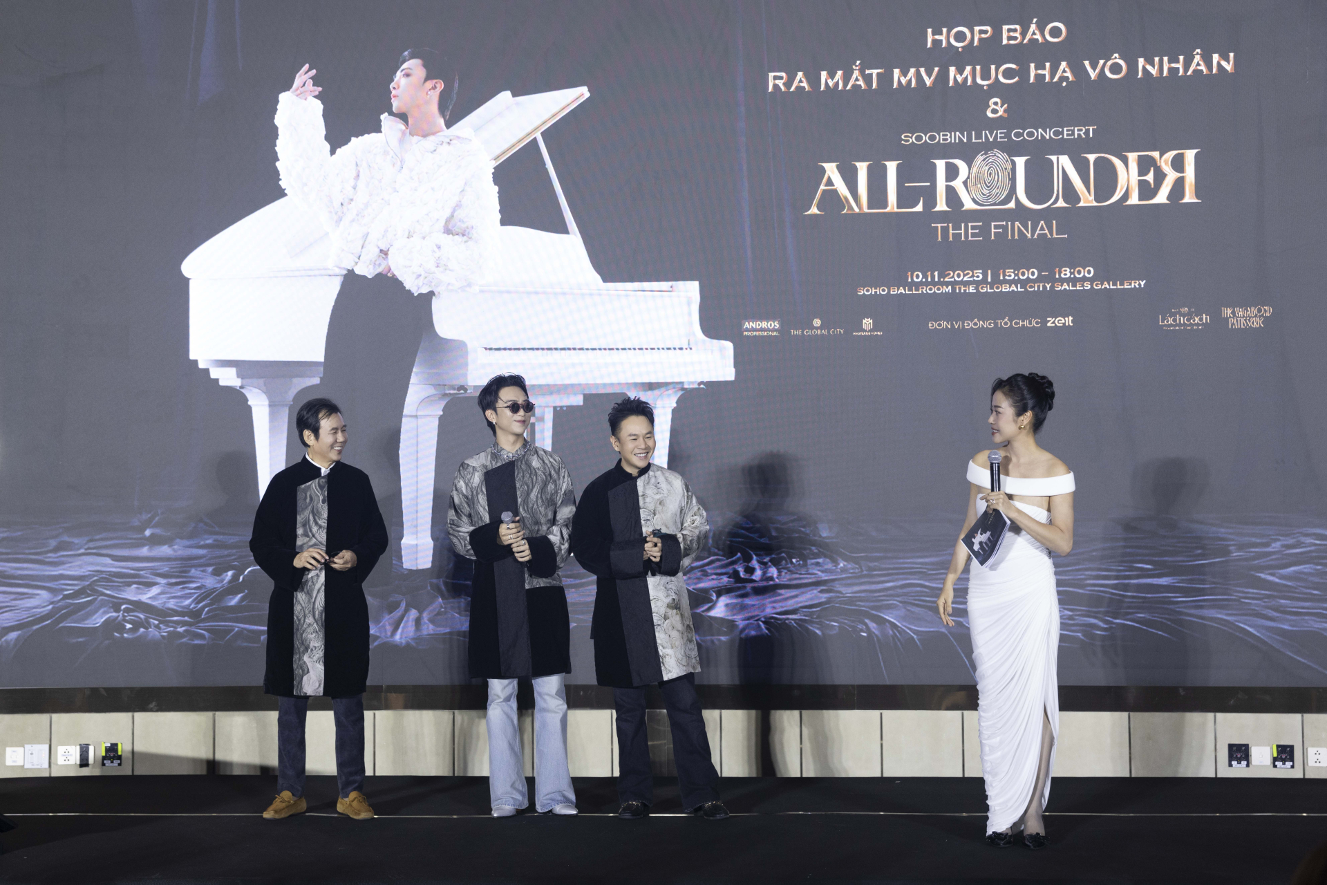 Dàn “con trai” Tân binh diện áo dài đến chúc mừng “ông bố” SOOBIN ra mắt dự án mới - ảnh 3