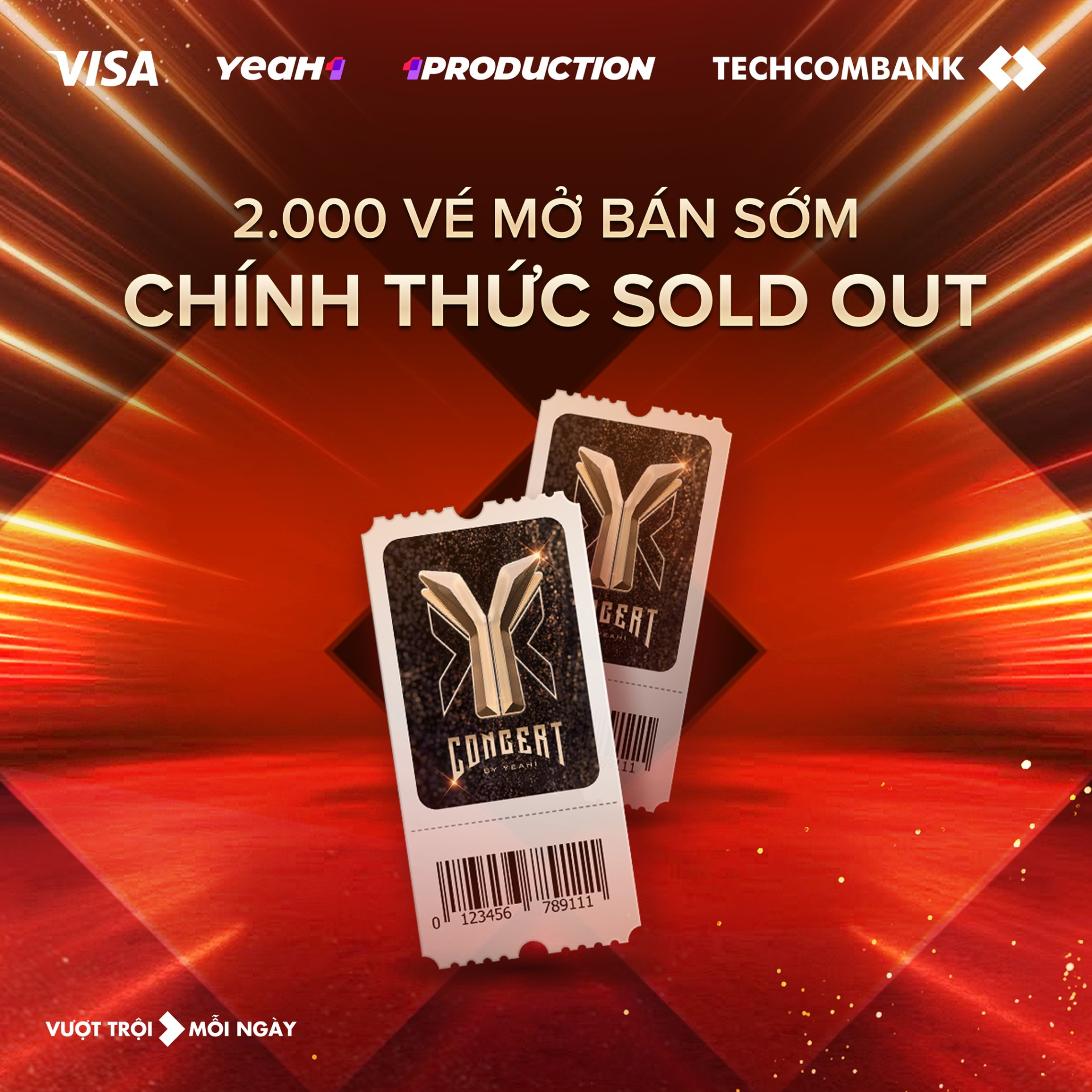 2.000 vé mở bán sớm sold out trong vòng 10 phút mở bán