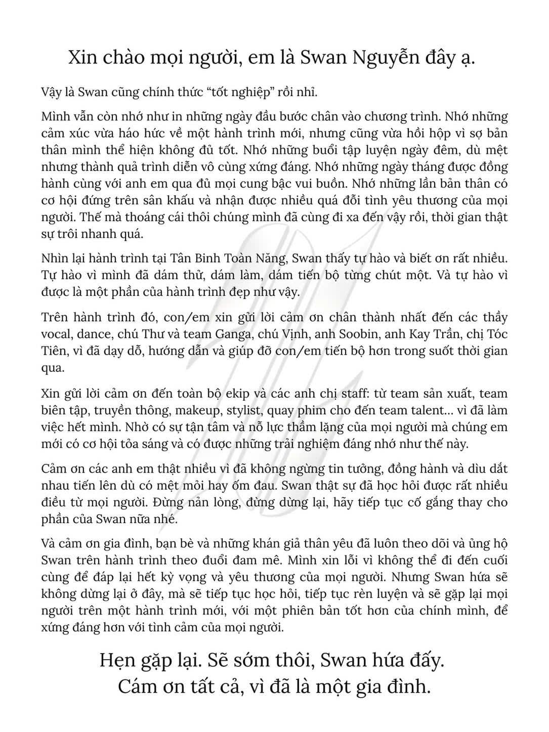 Swan Nguyễn- Top Vocal khiến SOOBIN tiếc nuối khi rời “Tân Binh Toàn Năng” trước thềm chung kết có gì đặc biệt? - ảnh 6