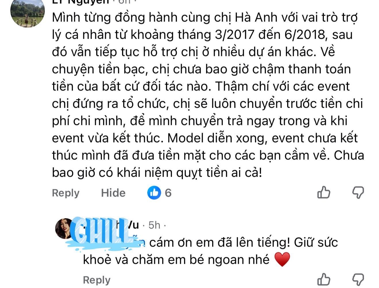 Siêu mẫu Hà Anh đáp trả vụ bị tố nợ lương 10 triệu đồng, sẵn sàng đối chất trực tiếp - ảnh 5