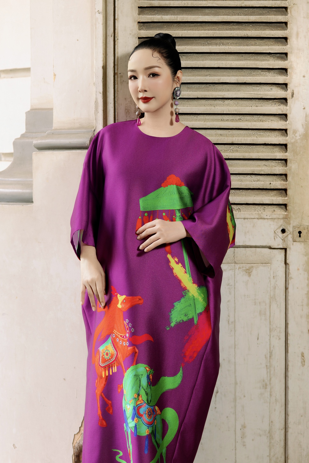 VUNGOC&SON & Hoa hậu Giáng My: Khi mùa xuân Việt Nam được kể bằng ngôn ngữ thời trang đương đại - ảnh 1