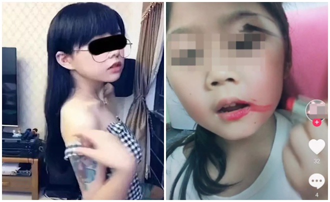 Người mẹ vô tình phát hiện con gái 8 tuổi làm hàng loạt hành động đỏ mặt như người lớn để quay video - ảnh 2