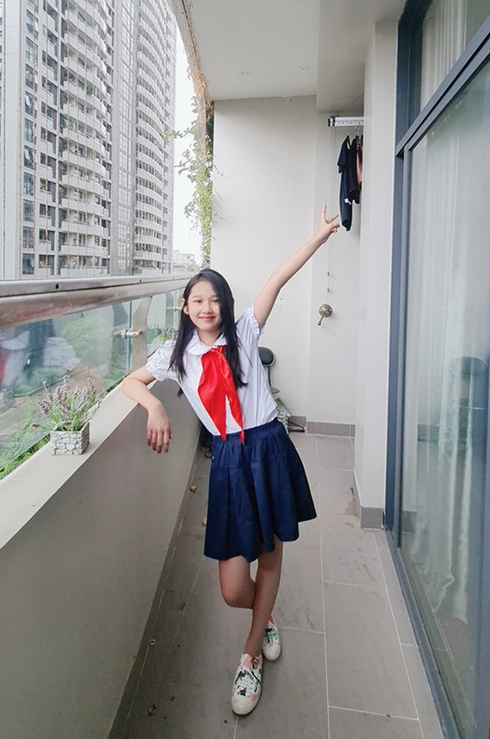 Con gái diễn viên Minh Tiệp mới lớp 6 đã cao 1m64, netizen “ngã ngửa” biết lý do đằng sau chiều cao 'khủng' - ảnh 6