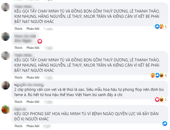 Netizen đồng loạt kêu gọi tẩy chay Minh Tú.