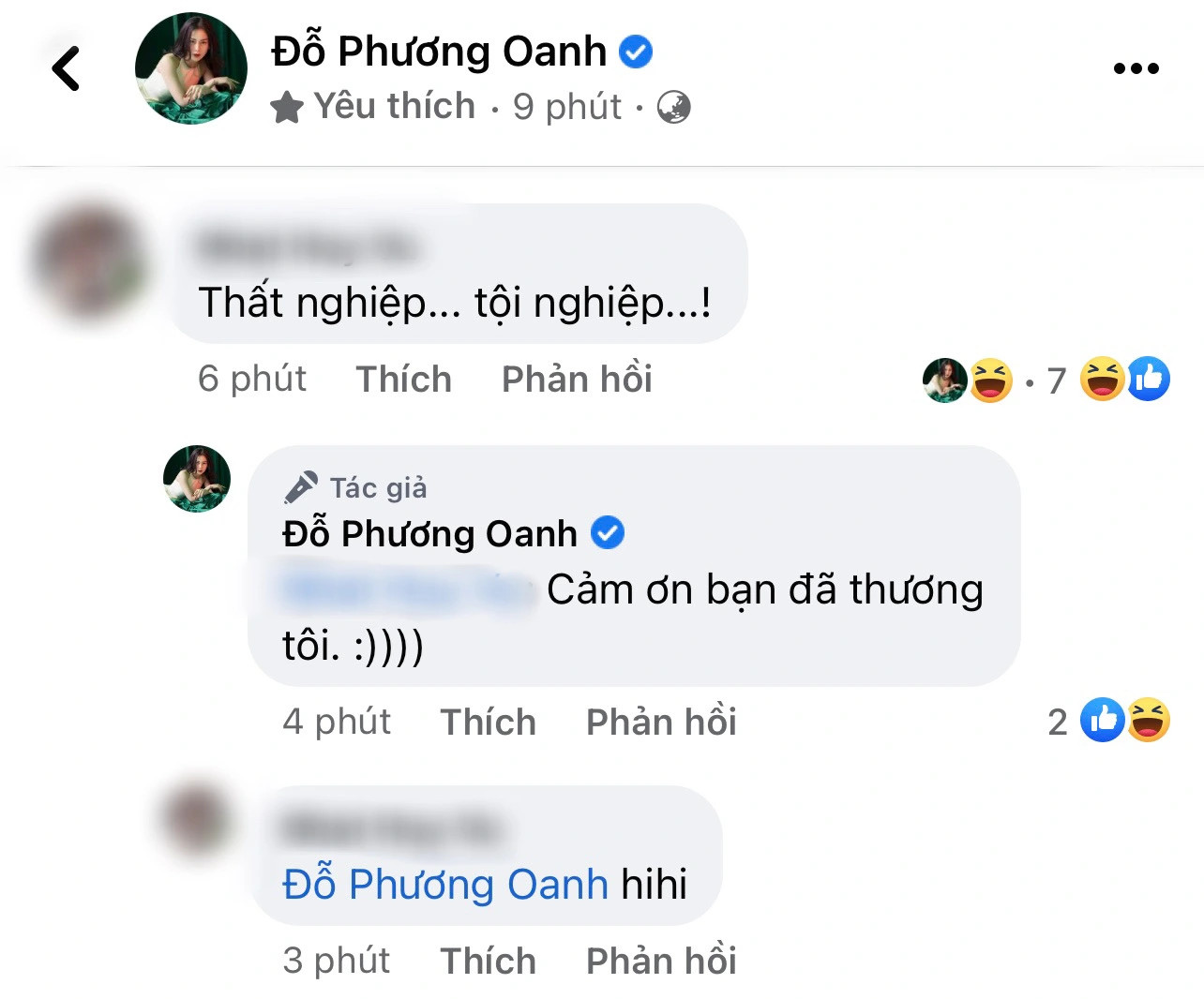 Netizen mỉa mai “tiểu tam” thất nghiệp sau khi yêu Shark Bình, Phương Oanh đáp trả bất ngờ.