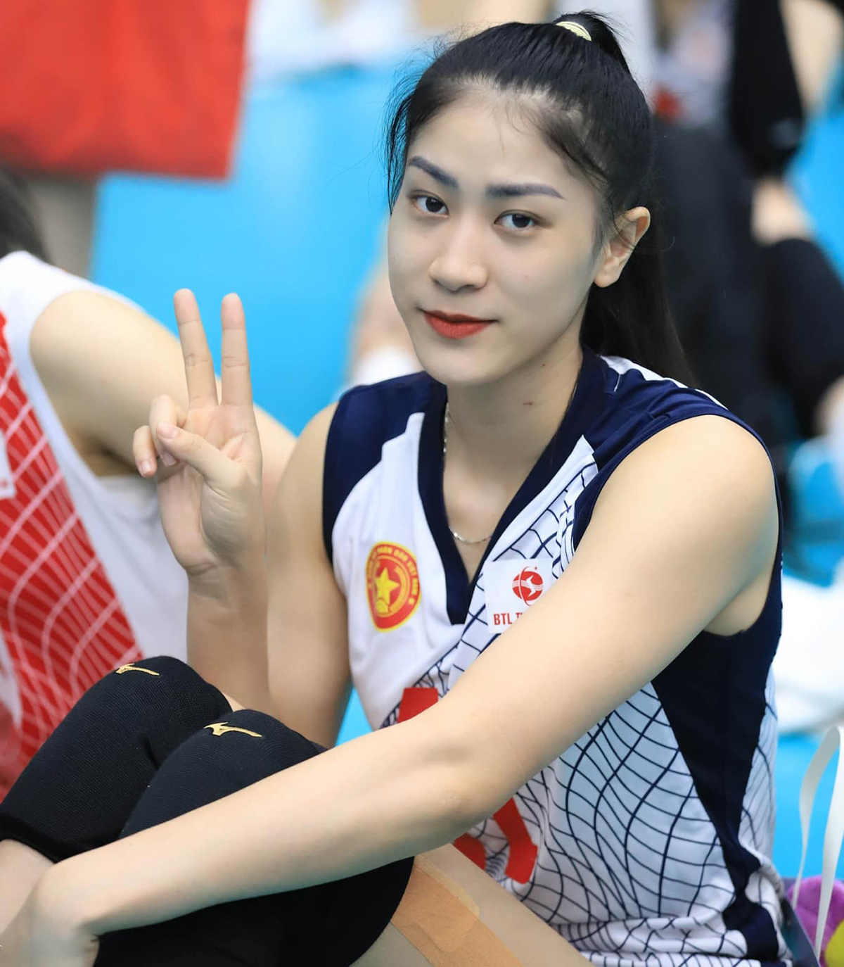 Kiều Trinh là một trong tuyển bóng chuyền nữ được thi đấu nhiều nhất.