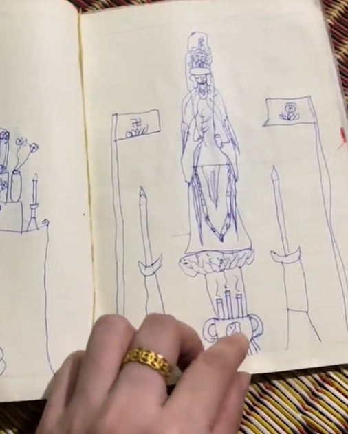 Mở cuốn sổ tay của cháu trai 8 tuổi, người cô nổi da gà, giật mình vì những gì được vẽ và viết bên trong - ảnh 2
