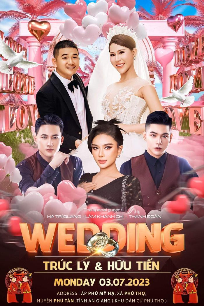 Lâm Khánh Chi, cặp đôi Hà Trí Quang-Thanh Đoàn là những khách mời nổi bật tham dự đám cưới của Trúc Ly