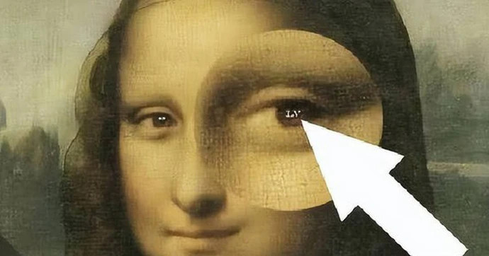 Các nhà nghiên cứu đã phát hiện 2 ký tự đằng sau đôi mắt nàng Mona Lisa