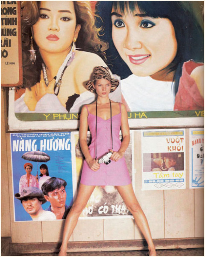 Bộ ảnh chụp 27 năm của siêu mẫu Kate Moss tại Việt Nam bỗng hot rần rần, điểm đặc biệt khiến CĐM trầm trồ - ảnh 7