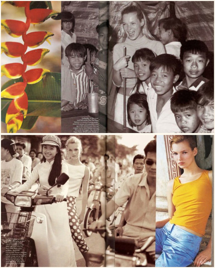 Dân mạng thích thú trước những hình ảnh của nữ siêu mẫu phương Tây giao thoa với bản sắc Việt.