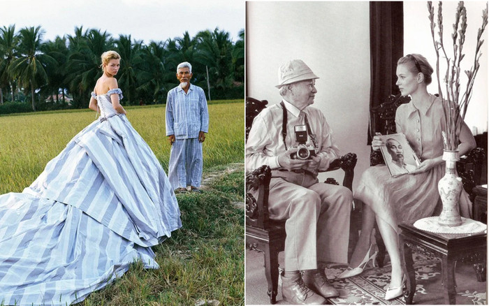 Cận cảnh bộ photoshoot chụp tại Việt nam của siêu mẫu Kate Moss chụp cho Vogue.