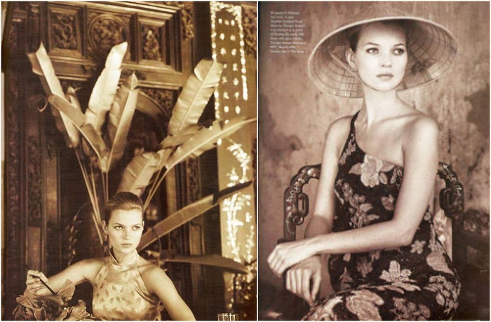 Những biểu tượng của Việt Nam như nón lá được nữ siêu mẫu mang vào bộ ảnh