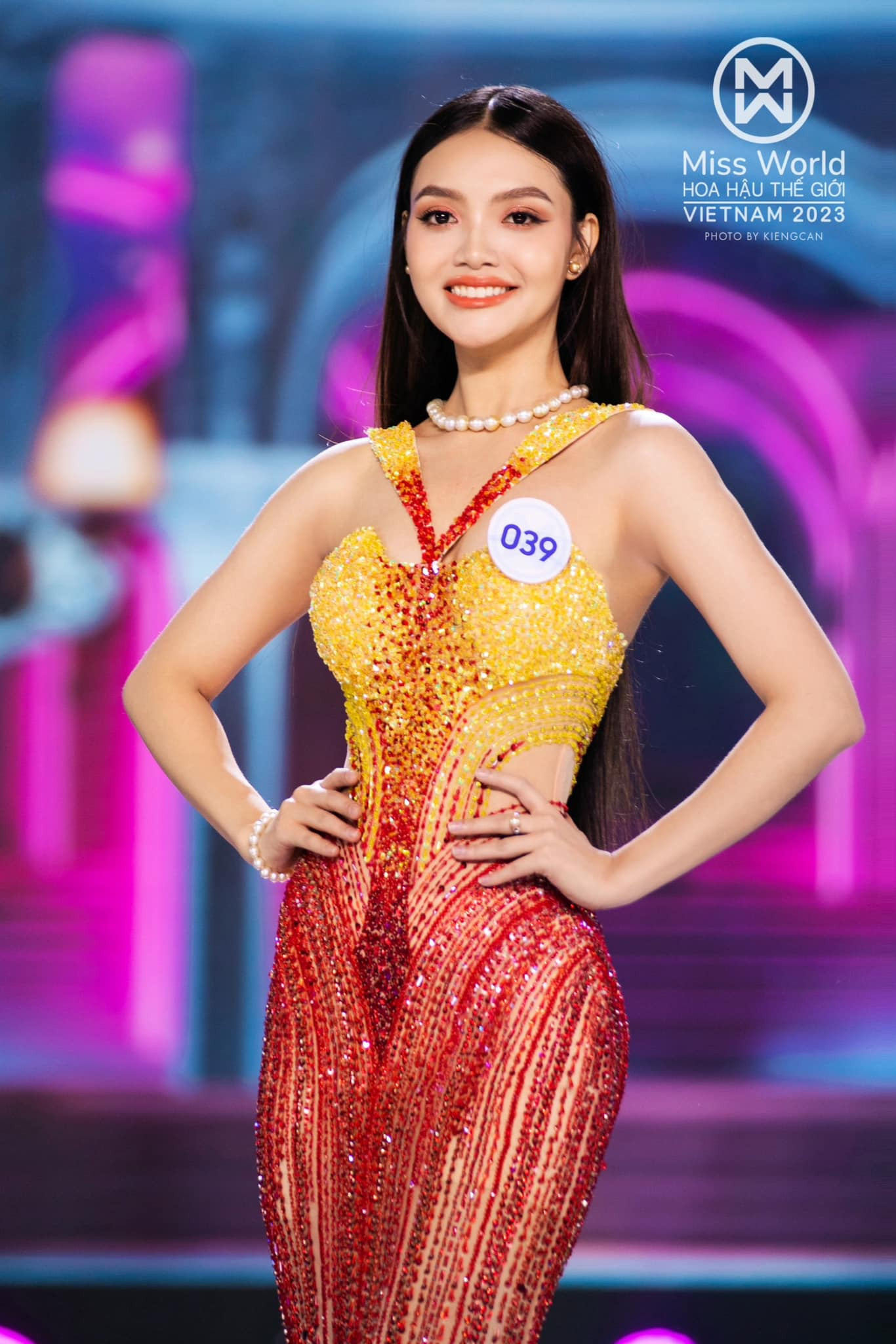 Nhan sắc cực ấn tượng của thí sinh Đan Phượng tại Miss World Vietnam 2023