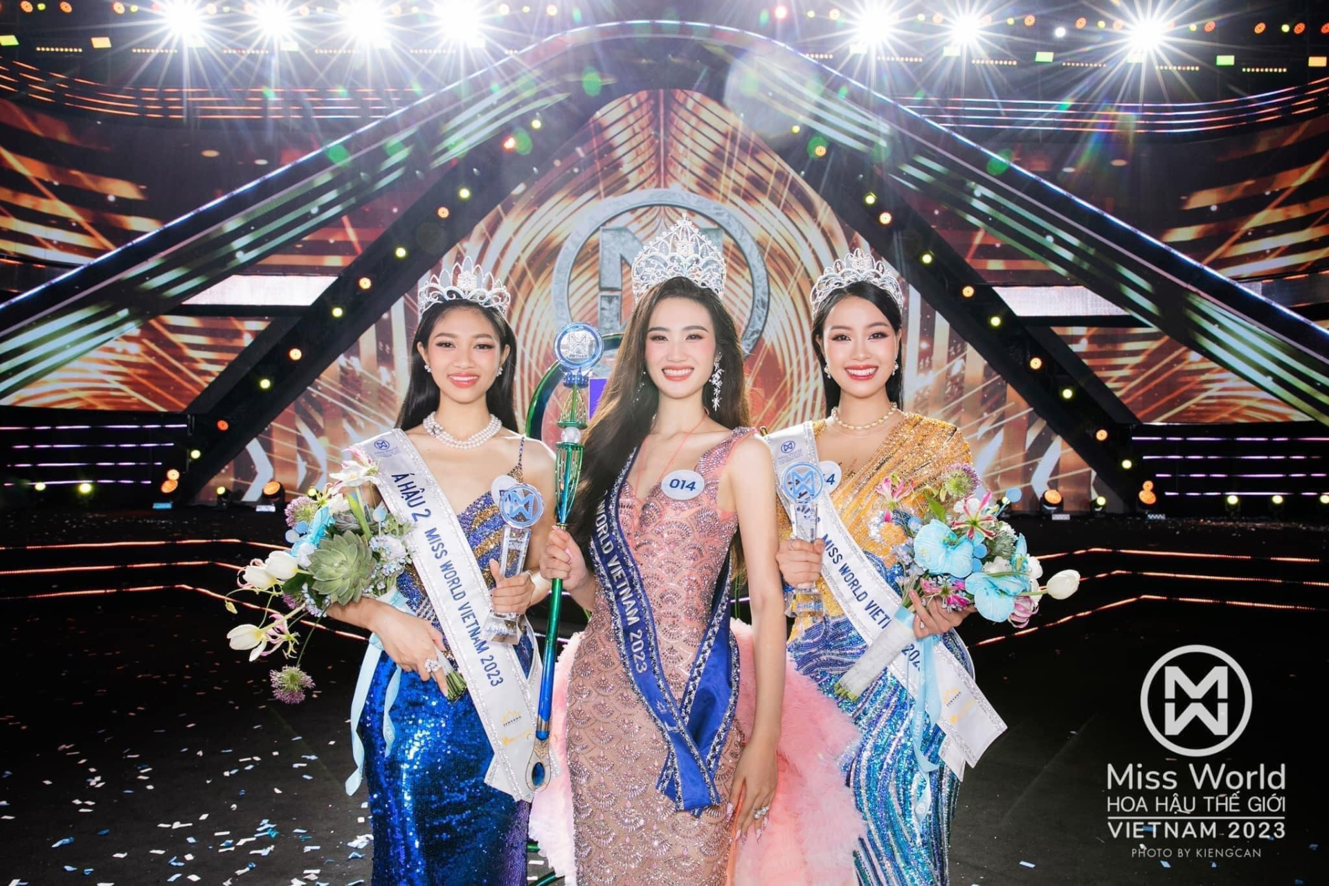 Huỳnh Minh Kiên được xướng tên ở Ngôi vị Á hậu 2 Miss World Vietnam 2023. Nhan sắc của người đẹp này được nhiều khán giả chú ý.
