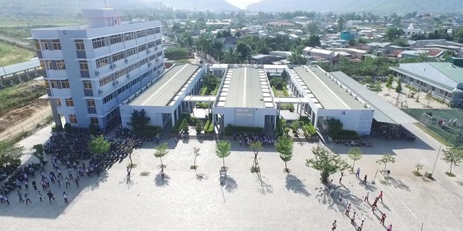 Toàn cảnh khuôn viên trường Đại học Duy Tân. (Ảnh: fanpage ĐH Duy Tân)