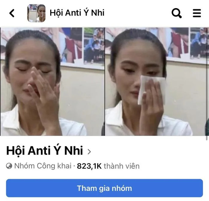 Giữa lúc group anti HH Ý Nhi gặp biến, xuất hiện thêm nhóm phản đối Ý Nhi, số lượng gần 1 triệu người tham gia?