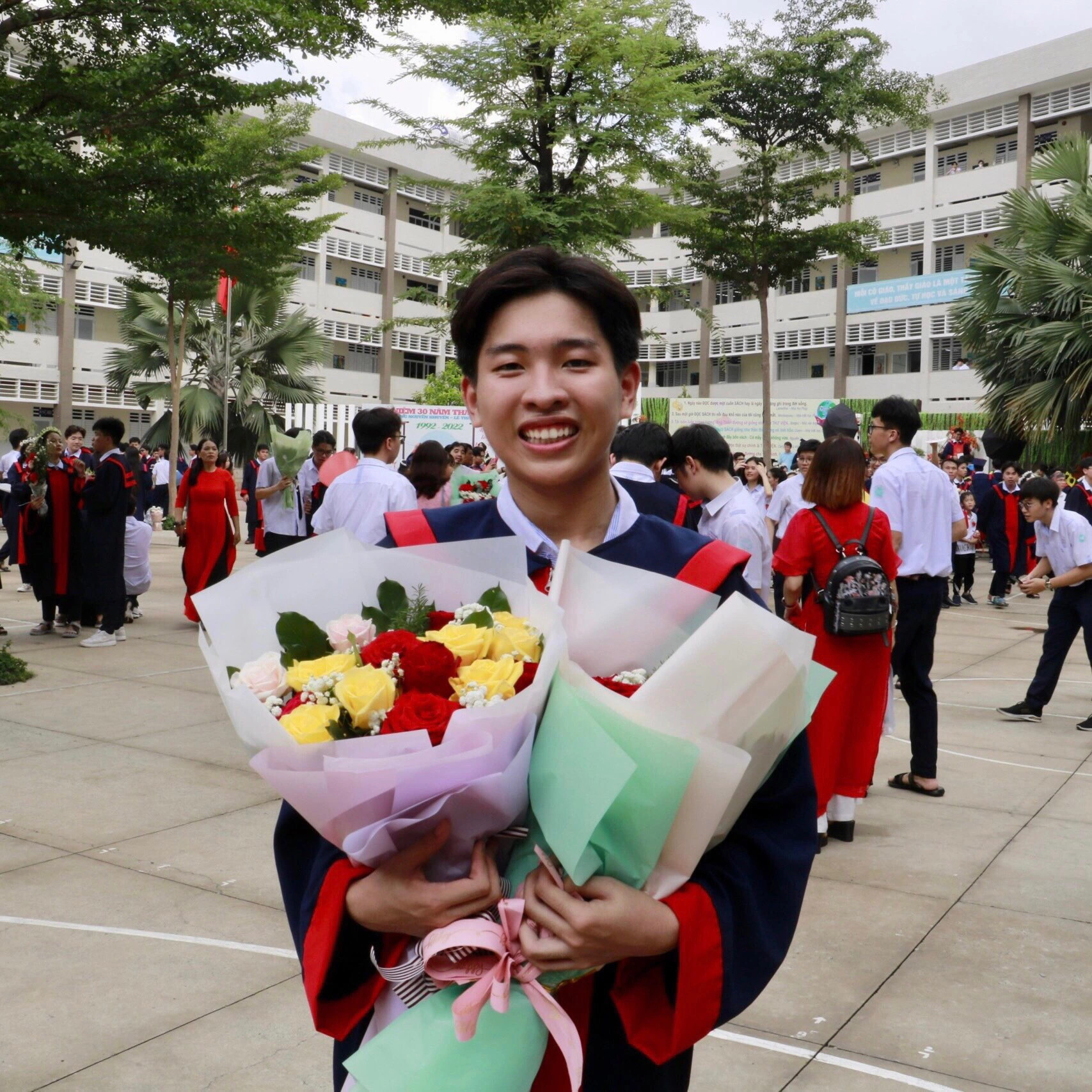 Nguyễn Lê Duy Anh - thí sinh duy nhất đạt điểm 10 môn toán trong kỳ thi tốt nghiệp THPT năm 2023 tại TP.HCM.