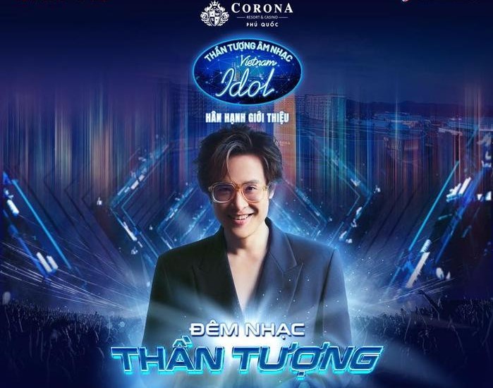 Poster trước đó của Hà Anh Tuấn trong đêm nhạc của chương trình Vietnam Idol