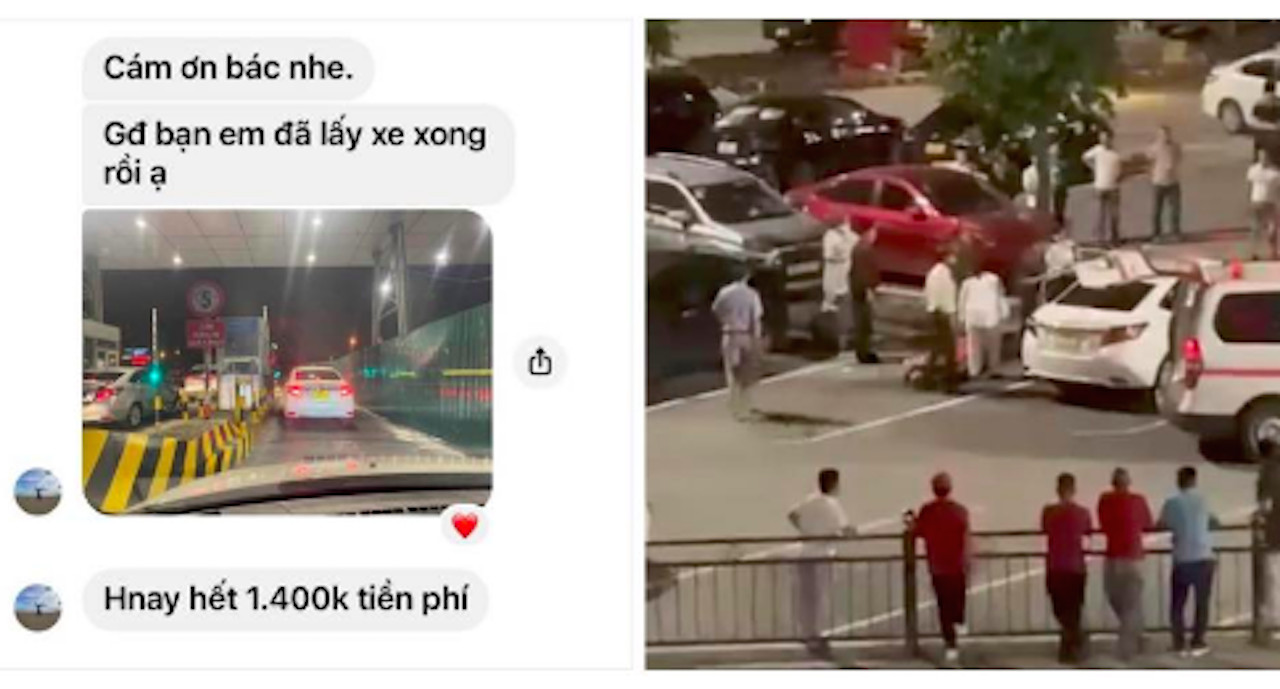 Gia đình tài xế xấu số phải trả khoản tiền lớn để đưa xe ra khỏi sân đỗ Nội Bài. (Ảnh: Pháp Luật)