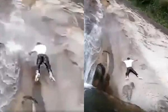 Leo qua lan can nhặt điện thoại, người phụ nữ gặp chuyện thương tâm từ độ cao 40 mét của thác nước - ảnh 2