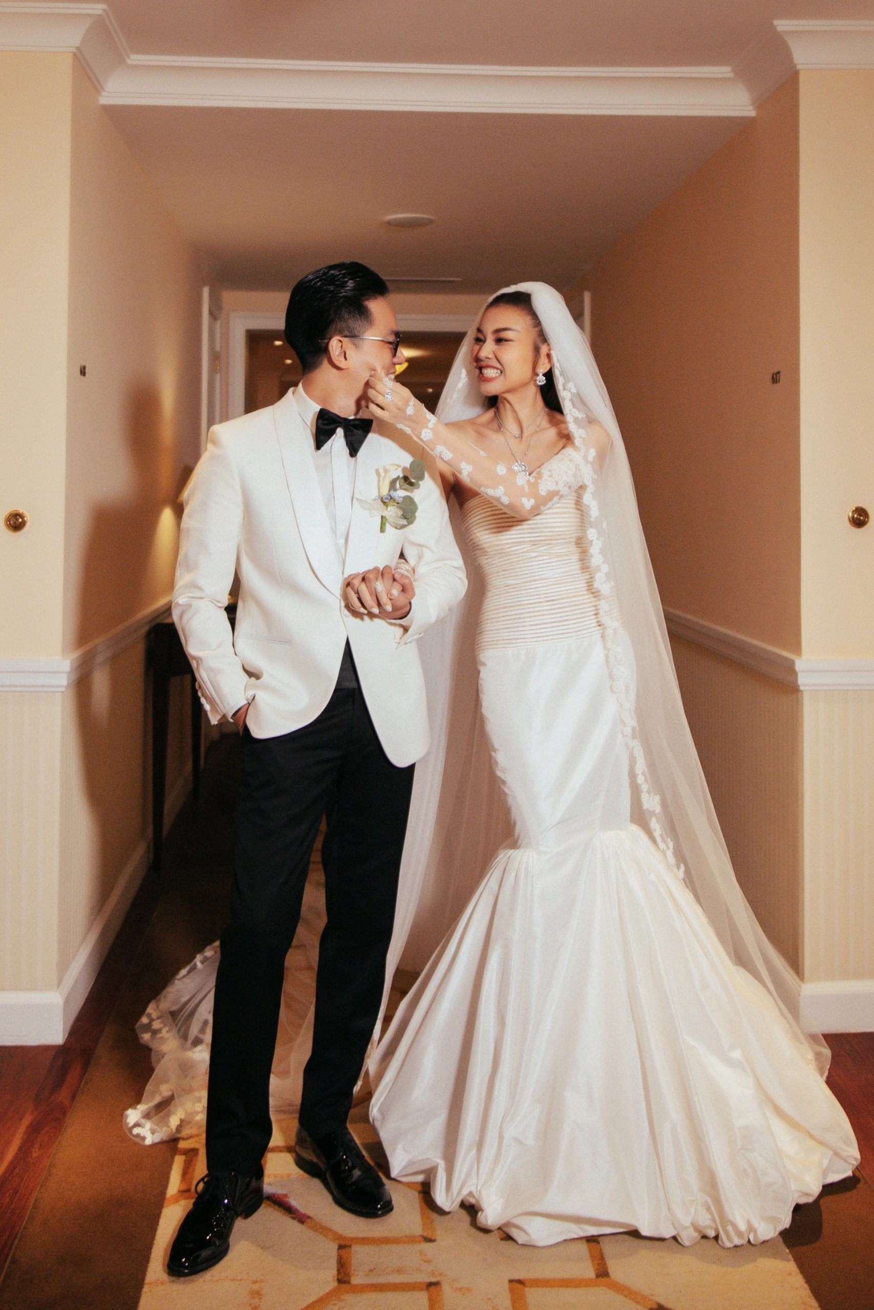 Thanh Hằng và chồng nhạc trưởng nhận tin vui sau đám cưới cổ tích, netizen đồng loạt chúc mừng - ảnh 4
