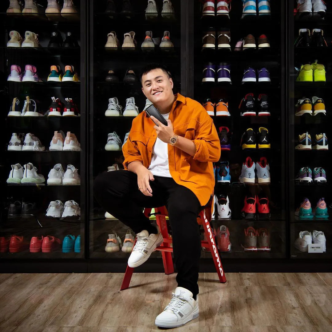 Một góc trong bộ sưu tập giày đình đám của Fabo Nguyễn