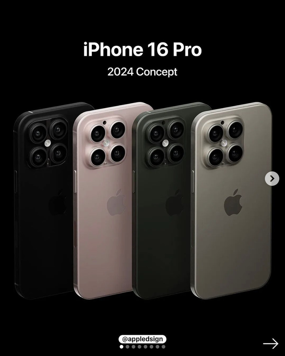 iPhone 16 hé lộ giao diện mới, thay đổi thiết kế với 4 camera