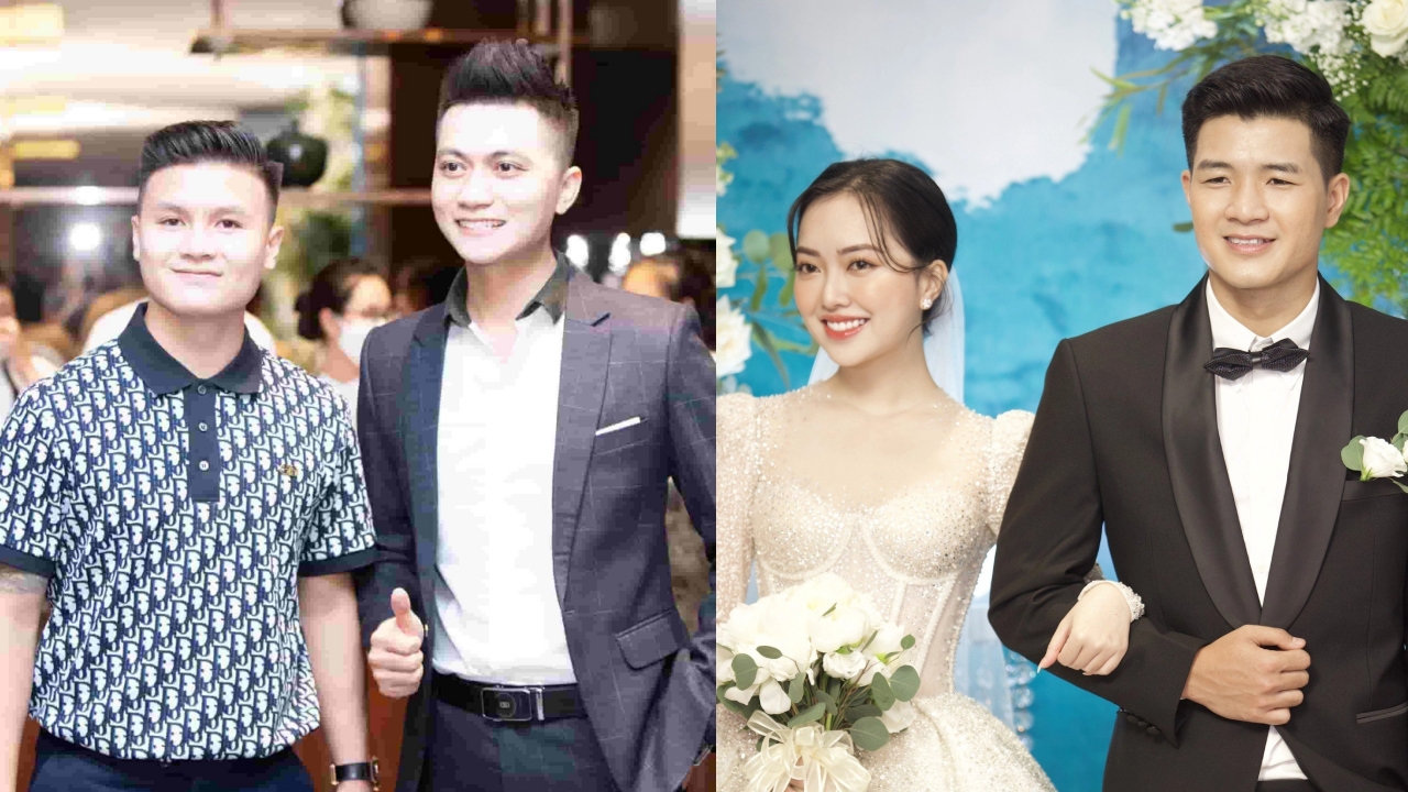 MC Đồng Thoại trong sự kiện đám cưới Hà Đức Chinh và Mai Hà Trang
