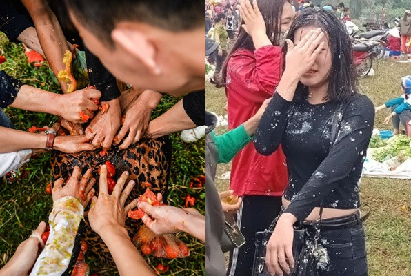 6 chợ độc nhất Việt Nam mỗi năm chỉ 1 lần vào dịp Tết: Đi là hết ế, bị dính cà chua có “vận đỏ” - ảnh 2