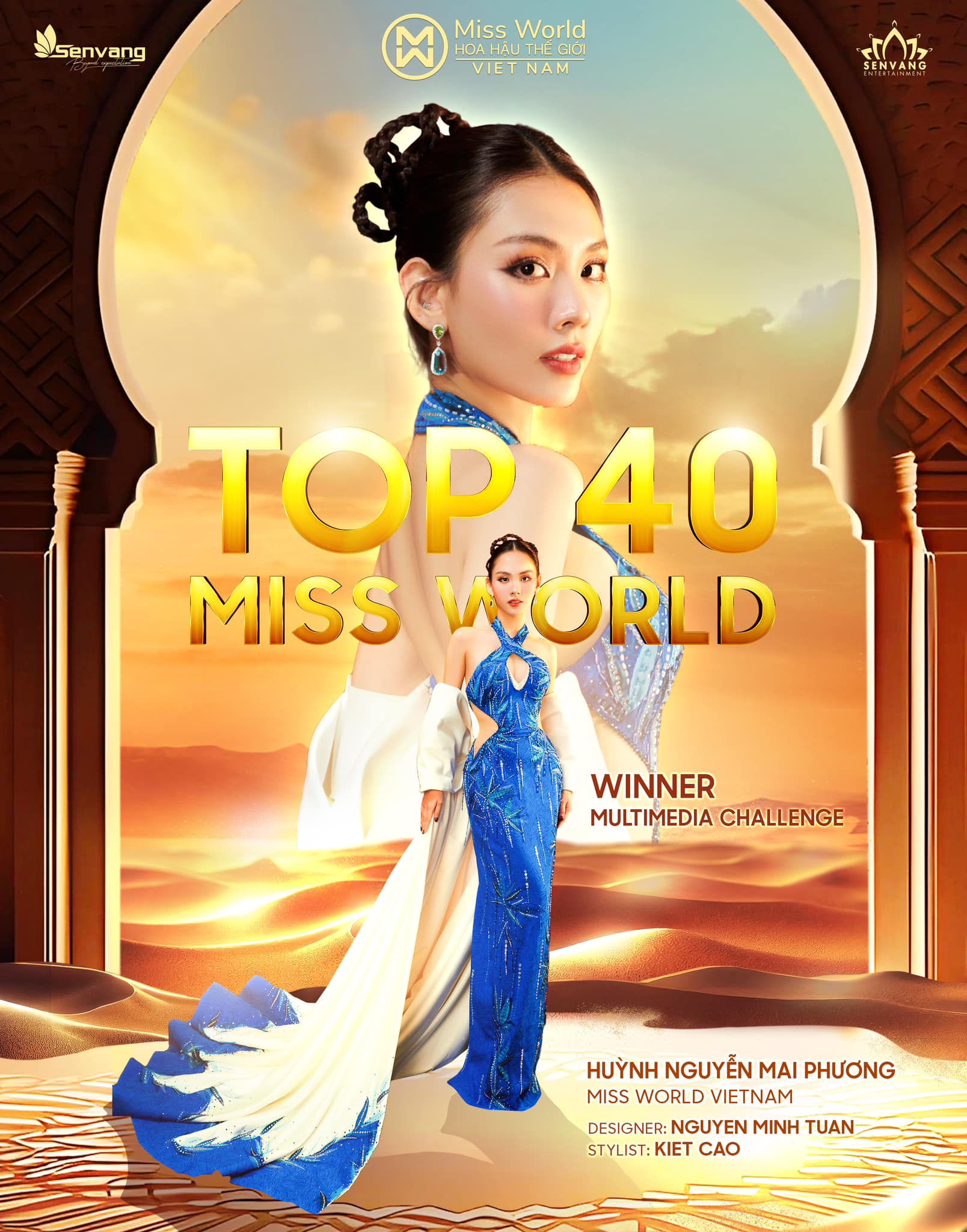 Mai Phương xuất hiện trong phần mở màn Miss World 2023, visual sáng bừng lấn át đối thủ - ảnh 6
