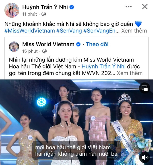 Trước thềm công bố đại diện tiếp theo của Việt Nam, Hoa hậu Ý Nhi có động thái gây chú ý.