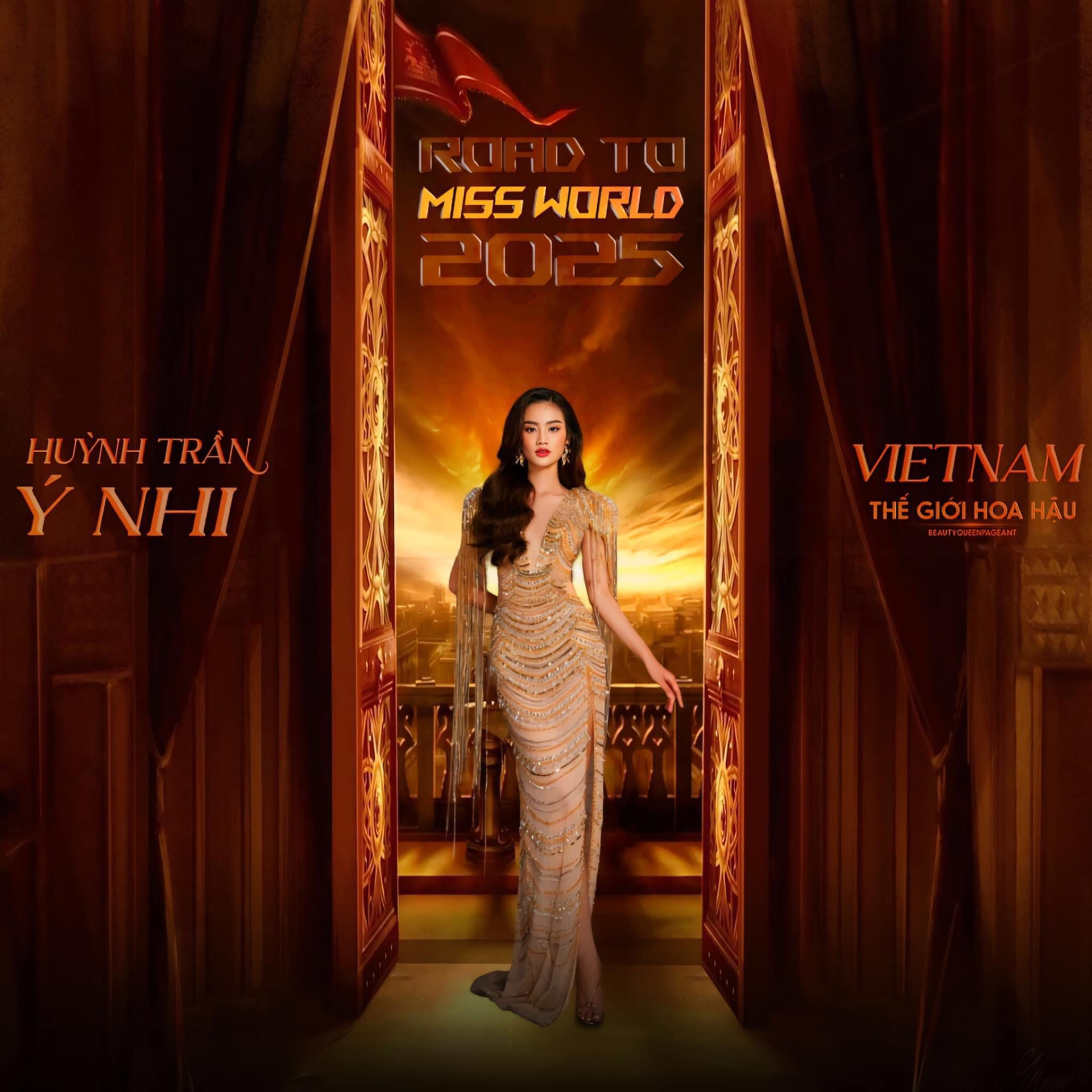 Hoa hậu Ý Nhi sẽ đại diện Việt Nam chinh chiến tại Hoa hậu Thế Giới lần thứ 72