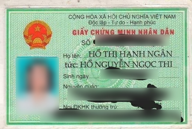 Cô gái duy nhất ở Việt Nam được đặt 2 tên trên 1 chứng minh thư