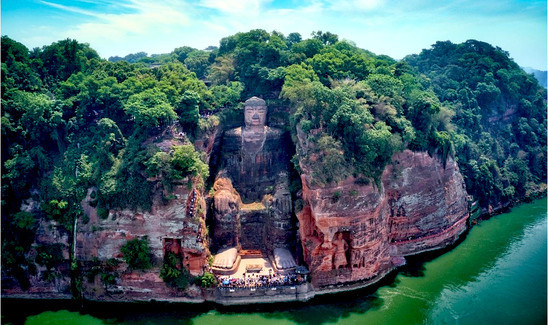 Ly kỳ tượng Phật bằng đá lớn nhất thế giới nằm ẩn trong núi từng 4 lần rơi nước mắt - ảnh 3