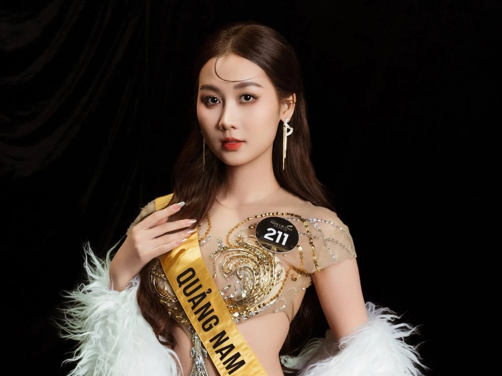 Mỹ nhân Quảng Nam đăng quang Hoa hậu Miss Grand Vietnam: Sinh năm 2001, nói tiếng Hàn 'như gió' - ảnh 3